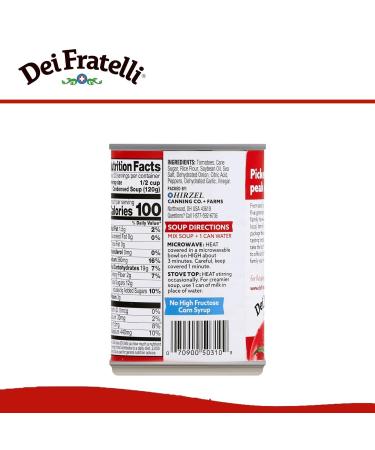 Dei Fratelli Tomato Soup - Gluten Free & All Natural - 5th Generation Recipe - 10.75 oz. cans 12 pack - Buy Online on GoSupps.com