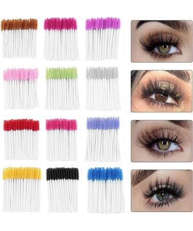 50Pcs New Crystal Rhinestone Handle Makeup Disposable Eyebrow Applicator Eyelash Brush Mascara Spiral Wands Lash Curling Comb(pink) - Buy Online on GoSupps.com