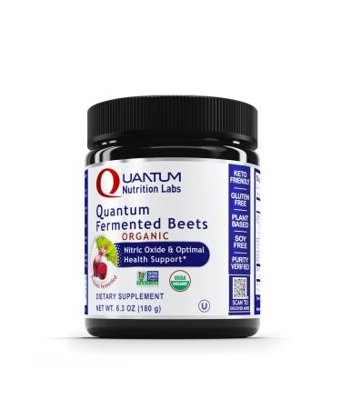 QNL Qultured Fermented Beets - Organic Beet Root Powder - Heart Health Supplement - Offers Immunity Support - Vegan Beet Supplement - Natural Source of Nitrates - 6.3 oz
