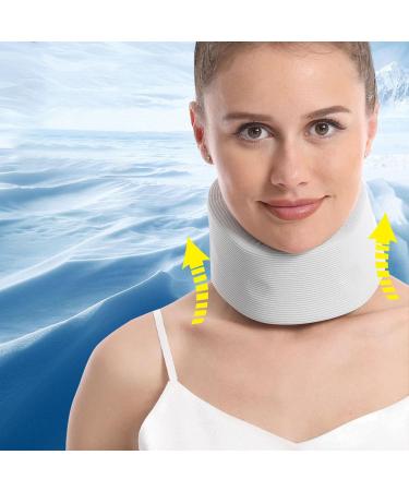 Soft Breathable Halskrause Support Bandage - Neck Collar for Spine Pain Relief | Comfortable Foam Straps for Men - International Shipping Available - Buy Online on GoSupps.com