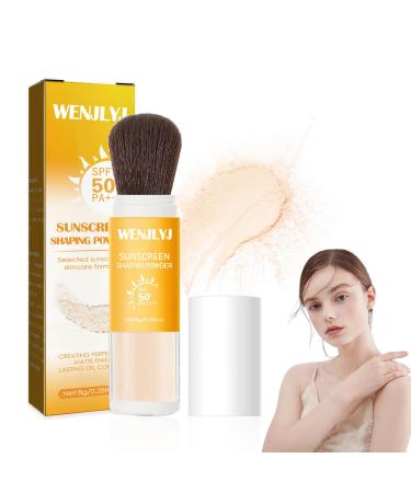 Mineral Sunscreen Setting Powder Makeup Translucent Powder SPF 50 PA++++ Oil Control Long Lasting Face Setting Powder Sunscreen Matte Finish Lightweight Breathable All Skin 1p