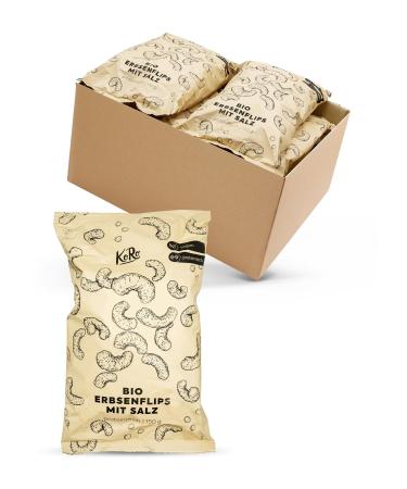 KoRo - Organic Sea Salt Puffed Pea Snacks 14 x 150g