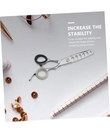 MipCase 12-Piece Scissor Rings - Slipproof Hair Cutting Thumb Protection | Black Silicone Shear Finger Rings for Secure Grip - Buy Online on GoSupps.com