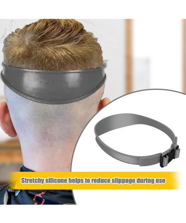 Neck Hair Guide Curved Silicone Headband Neckline Shave Template Portable Hair Cutting Guide High Elastic Hair Trimming Guide Adjustable Hair Guide Tools for Home Hair Trimming and Cutting Gray - Buy Online on GoSupps.com