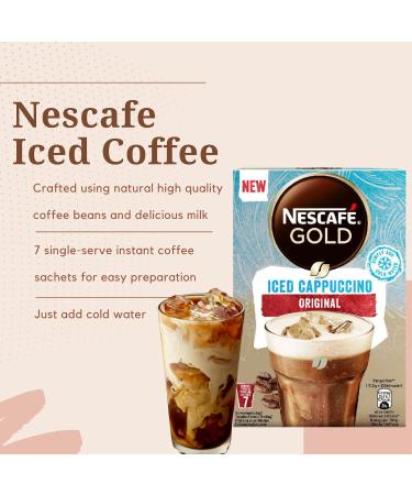 Iced Coffee Gift Set - 7x Nescafe Iced Latte Sachets Coffee Topper Coffee Syrup Border Coffee Biscuits - Gift for Coffee Lover Coffee Gifts for Men Christmas Gifts for Women Hampers for Women Original 18 Piece Set - Buy Online on GoSupps.com