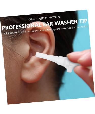 FONDOTIN 30Pcs Ear Washer Nozzles Disposable Replacement Tips for Ear Irrigation for Home Use and Personal Hygiene - Buy Online on GoSupps.com