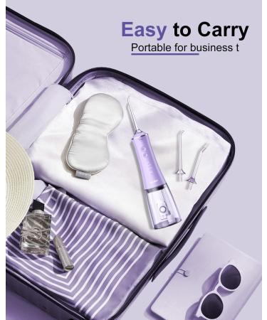 Sejoy Water Dental Flosser Pick - Portable Oral Irrigator Rechargeable & Waterproof for Teeth Cleaning - Perfect for Travel - Buy Online on GoSupps.com