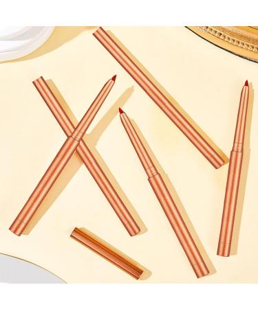 Lipliner Matte lip liner and lip pencils for women Retractable Lipliners Pencil with Sharpener Brown Lip Liner Gifts for Mom Girlfriend Birthday Skuda - Buy Online on GoSupps.com