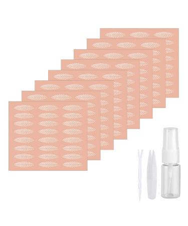384 piece loophola stripes invisible for eyelid lid eyelid stripes breathable mesh eyelid lifting double slide plastic tapes skin color eye tape 3 size104 (m-384)