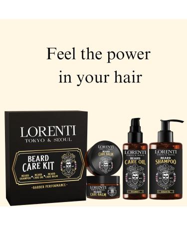 Beard Care Kit - Nourishing Shampoo Balm & Oil for Soft Shiny Beards | International Shipping Available - Buy Online on GoSupps.com