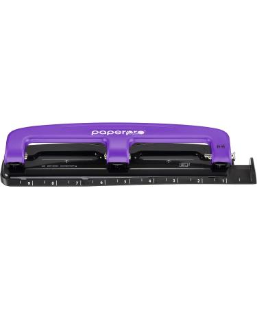 Bostitch Office EZ Squeeze 3-Hole Punch - Purple (2105) | 12 Sheets Capacity - Buy Online on GoSupps.com