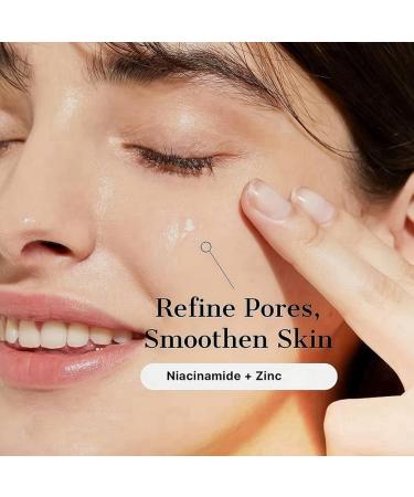 10% Niacinamide Serum+ 1% Zinc Serum Face Moisturizer High-Strength Vitamin Niacinamide Serum Face Serum for Women Minimises Pore Niacinamide Brightening Toner Hydrating Serum for Tackles Blemishes - Buy Online on GoSupps.com