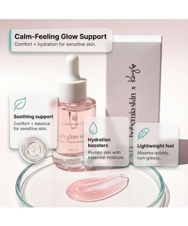 Bohemia Skin Kay's Glow Serum - Vitamin C Serum for Face (THD Ascorbate) - Hydrating Dark Spot & Post Blemish Mark Fader - Oxygen Infused for Radiant Dewy Skin - Non Sticky & Non Comedogenic - 1 Fl Oz - Buy Online on GoSupps.com