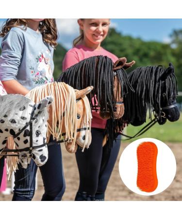 Buy RL24 HKM Hobby Horse Pepper with Magicbrush | Plush Stock Horse with Bridle | Black-and-White | International Shipping Available - Buy Online on GoSupps.com