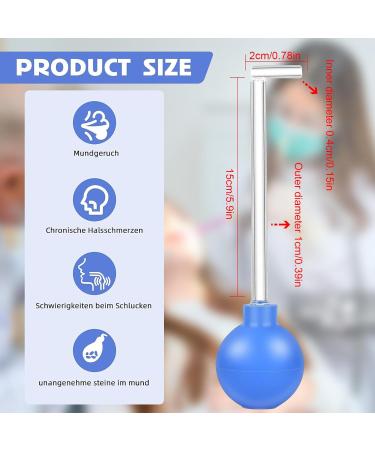 Tonsillenstein Remover | Effective Almond Stone Cupping Glass for Tonsil Stone Removal & Fresh Breath Oral Care - Buy Online on GoSupps.com