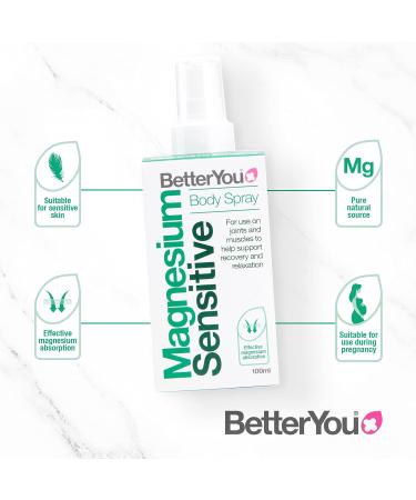 Better You Magnesium Oil Sensitive 100ml - Natural Relief for Sensitive Skin - Buy Online on GoSupps.com