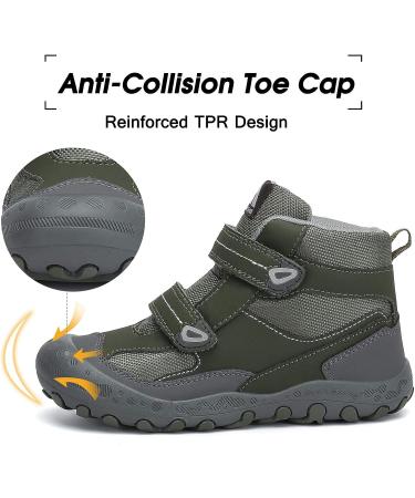 Mishansha Water Resistant Hiking Boots - Kids Anti-Collision Non-Slip Outdoor Shoes - Buy Online on GoSupps.com