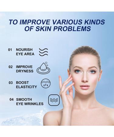 Collagen Eye Cream - Eye Cream for Dark Circles and Puffy Eyes - Eye Cream Anti Aging - Moisturizing Skincare Set for Hydrating and Moisturizing - Brightening Skin Color - Buy Online on GoSupps.com