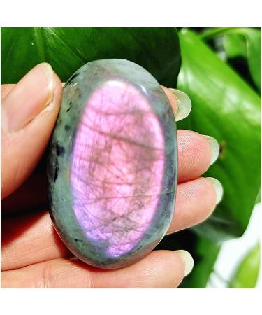 Natural Gemstone Beautiful Purple Light Labrador Palm Stone Crystal Spiritual Crystal Home Decoration Stone Collection (Color : 40-50g Size : 1pc) 1pc 40-50g - Buy Online on GoSupps.com