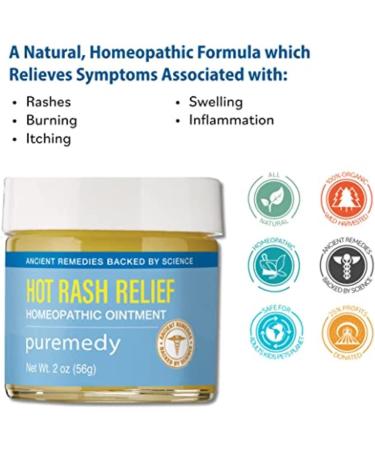 Puremedy Hot Rash Relief Ointment - Hydrating Salve for Skin Irritations - 2 oz - Buy Online on GoSupps.com