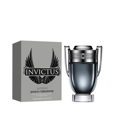 Invictus Intense by Paco Rabanne for Men - 3.4 Fl Oz EDT Spray 3.4 Fl Oz (Pack of 1) - Buy Online on GoSupps.com