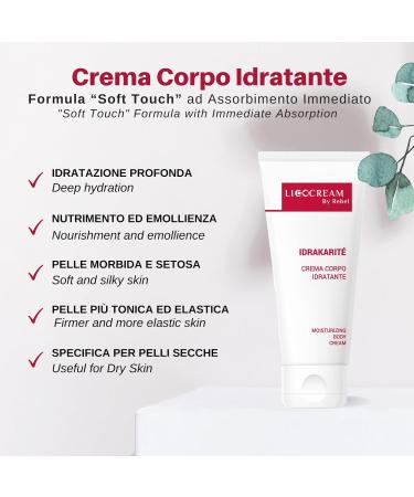  Licofarma Lycocream ByRebel IDRAKARITY | Moisturizing and Nourishing Body Cream | Deep Hydration | For Dry & Dehydrated Skin | 200ml Tube - Buy Online on GoSupps.com