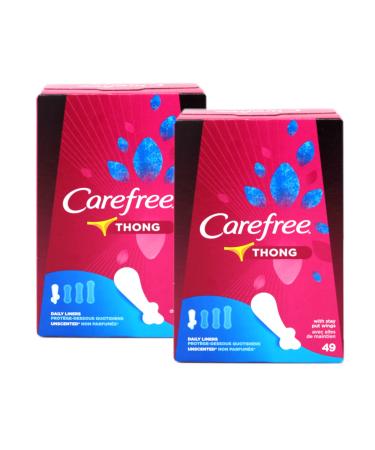Care Free Acti-Fresh Body Shaped Regular Pantiliners, Fresh Scented, 54  Count (Pack of 1) , Package may vary