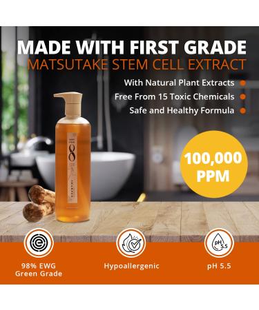 8+ Anti Hair Loss Shampoo with Matsutake Stem Cell Extract - 480ml | Hair Thickening for Thinning & Loss - All Hair Types - Buy Online on GoSupps.com