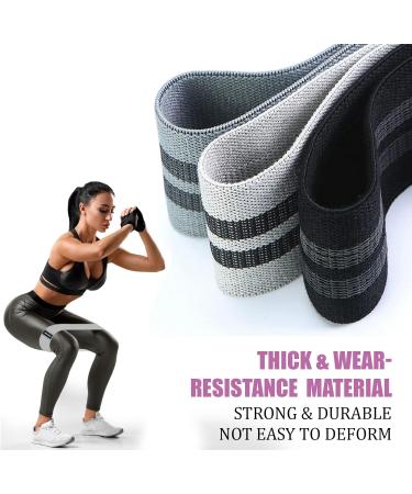 Premium Non-Slip Booty Bands for Legs & Butt - Fabric Resistance Bands for Women/Men - Ideal for Hips, Strength Training & Yoga - Buy Online on GoSupps.com