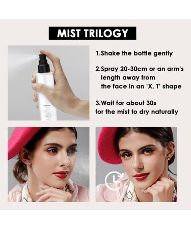 LingHaoLH 2PCS Makeup Setting Spray Set Face Weightless Long Lasting Waterproof Fixing Smudge-proof Hydrating & Refreshing All Skin Types - Buy Online on GoSupps.com