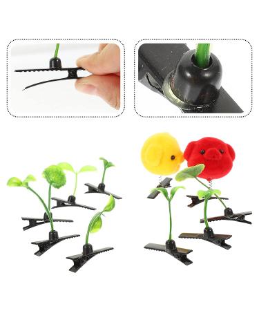 KALLORY 10pcs Bean Sprout Hair Clips - Cute Green Pea Barrettes for Girls - Buy Online on GoSupps.com