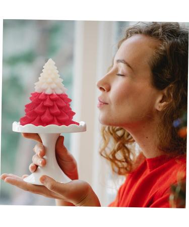 FOMIYES Christmas Tree Candles - Red Scented Tealight Decor for Holiday Tablescape | 9X8.8X8.5CM - Buy Online on GoSupps.com