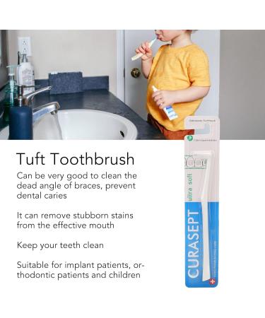 5pcs Tuft Toothbrush for Orthodontic Patients | Soft Bristles for Implants & Children's Dental Care - Buy Online on GoSupps.com