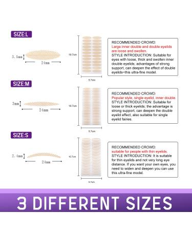Invisible Eyelid Tape 480Pcs for Hooded Eyes - Waterproof Lift Strips with Fork Rods and Tweezers - Buy Online on GoSupps.com