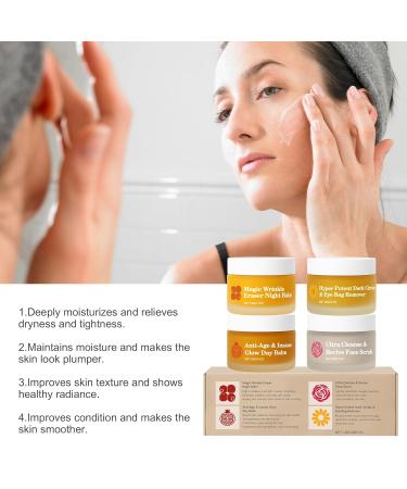 CUPMTZYE Mature Skin Skincare Set for Mature Skin 4-in-1 Hydrating & Nourishing Face Balm with Arctic Botanicals Supports Smooth Healthy & Radiant-Looking Complexion - Buy Online on GoSupps.com