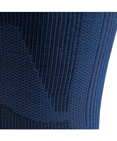 Bauerfeind Compression Skylight Sports Sleeves - Unisex Upper Leg Support for Thighs Extra Long XL Ideal for Ball & Endurance Sports Marine Blue - Buy Online on GoSupps.com