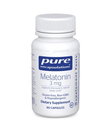 Pure Encapsulations Melatonin 3 mg - 60 Capsules