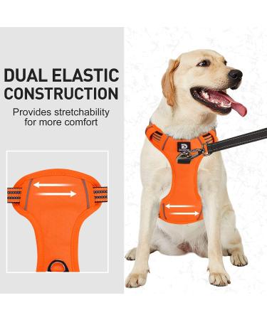 Docio Dog Harness for Large Dogs | Reflective Breathable Anti-Train Design for Ultimate Comfort - Buy Online on GoSupps.com