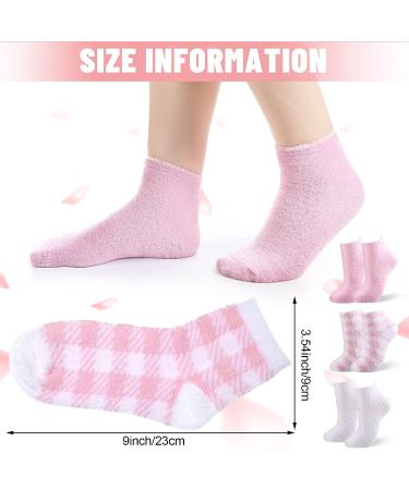 Moisturizing Aloe Vera Gel Spa Socks - 3 Pairs for Dry Cracked Feet - Pink - Buy Online on GoSupps.com