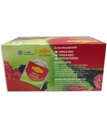  UPSY Alpine Fruit Tea Best Herbal Tea with a Vital Raspberry Flavor 4 packs of 20 tea bags (80 tea bags) (Raspberry Tea 80 tea bags) - Buy Online on GoSupps.com