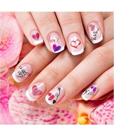 Nail Art Sticker Nail Adhesive Sticker 12 Sheets Non toxic Practical Safe Eco friendly for DIY Nail Art for Household Nail Shop - Buy Online on GoSupps.com