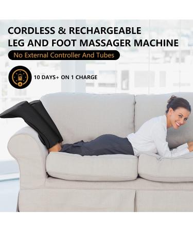 FIT KING Cordless Foot and Leg Massager for Circulation and Pain Relief | Portable & Rechargeable FT-059A - Buy Online on GoSupps.com