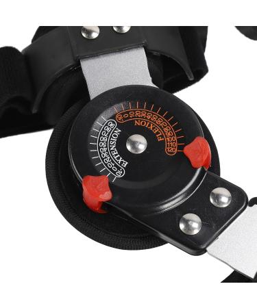 Hinged Elbow Brace with Strap Sling - Aluminium Alloy Support for Right Arm Injury Recovery | Post Op Elbow Stabilizer - Buy Online on GoSupps.com