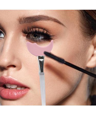 Eye Makeup Auxiliary Artifact - Lash Guard Makeup Tool Makeup Tools For Eyes | Reusable Eye Template Eyelash Tools Eyebrow Stencils Makeup Tools Reusable Silicone For Beginners 6.18x2.24x0.39in pink - Buy Online on GoSupps.com