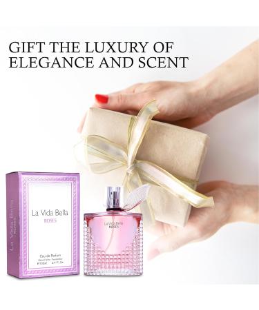 La Vida Bella RosePerfume for Women Long Lasting Fragrance Eau de Parfum Floral & Sweet Women's Perfume Daily Used 3.4 Fluid Ounce La Vida Bella Rose 3.4 Fl Oz (Pack of 1) - Buy Online on GoSupps.com