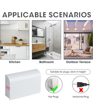 Childproof Waterproof UK Standard Socket Cover Box - Plug & Light Switch Guard for Home Safety - Buy Online on GoSupps.com