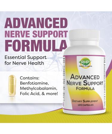 Advanced Nerve Support Formula. Peripheral Neuropathy Supplement with Alpha Lipoic Acid for Healthy Nerve Repair & Function. Maximum Strength Formula 120 Capsules Advanced Formula - Buy Online on GoSupps.com