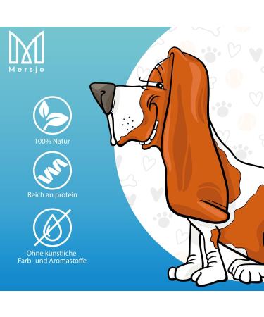 Mersjo Dog Snacks Training Treats - 2000g Dry Dog Food Gently Dried Meat Trainers for All Breeds - 500g Mix Cubes (4 Pack) - Premium Dog Delicacies - Buy Online on GoSupps.com