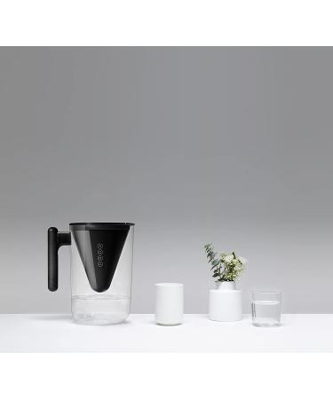 Soma 10-Cup Pitcher - Plant-Based Water Filtration System, Black - Buy Online on GoSupps.com