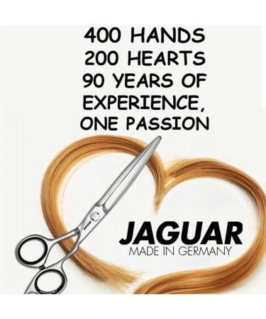 JAGUAR Diamond E TB 5.5 Inch Hairdressing Scissors Offset Design Anti Allergy High Gloss Coating - Titanium Blue - Buy Online on GoSupps.com